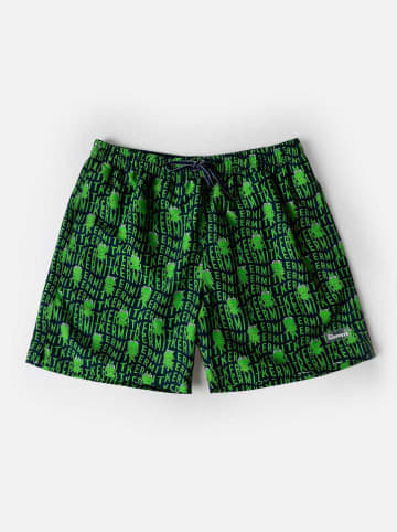 admas Zwemshort zwart/groen