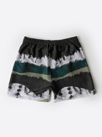 admas Badeshorts in Schwarz
