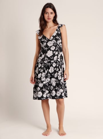 admas Strandkleid in Schwarz/ Weiß