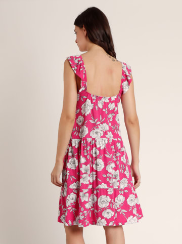 admas Strandjurk roze/wit