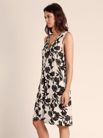 admas Sukienka w kolorze czarno-białym