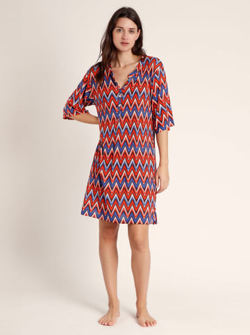 admas Kleid in Rot/ Blau