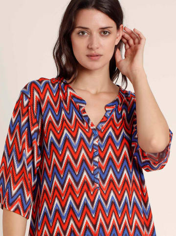 admas Jurk rood/blauw