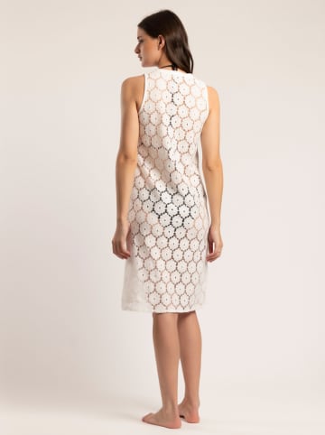 admas Sukienka plażowa w kolorze białym