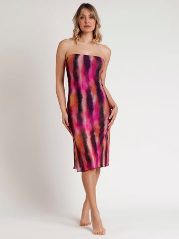 admas Sukienka plażowa w kolorze fioletowo-różowym