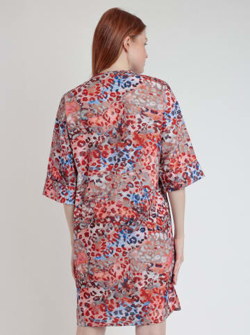 admas Strandjurk rood/blauw/grijs