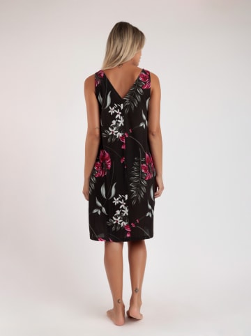 admas Strandjurk zwart/roze/grijs