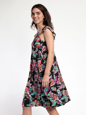 admas Strandkleid in Schwarz/ Bunt