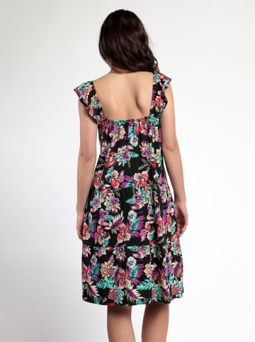 admas Strandjurk zwart/meerkleurig