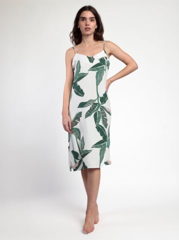 admas Nachthemd wit/groen