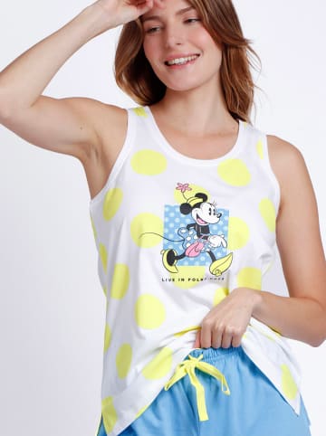 Disney Pyjama in Weiß/ Hellblau