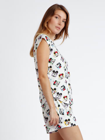 admas Pyjama zwart/wit