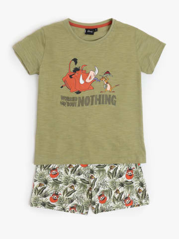 admas Pyjama in Grün