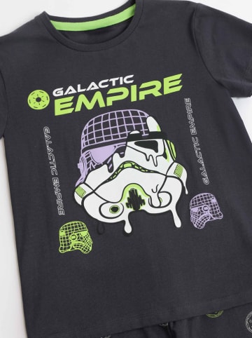 admas Piżama w kolorze antracytowo-zielonym