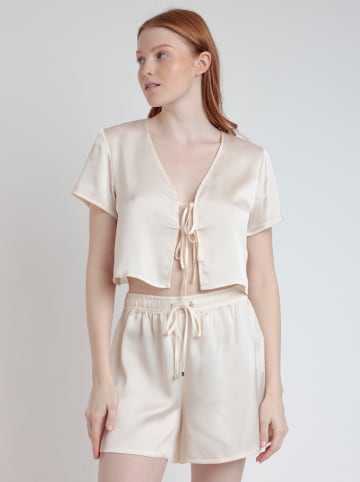 admas Pyjama in Creme