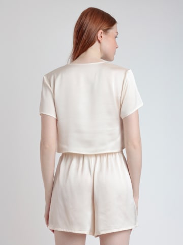 admas Pyjama in Creme