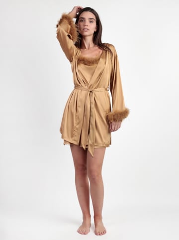 admas Kimono goudkleurig