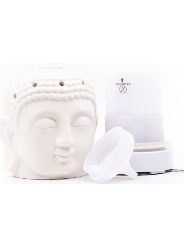 Aroma Dream Dyfuzor zapachowy "Buddha" w kolorze białym -  wys. 17 x Ø 12,5 cm