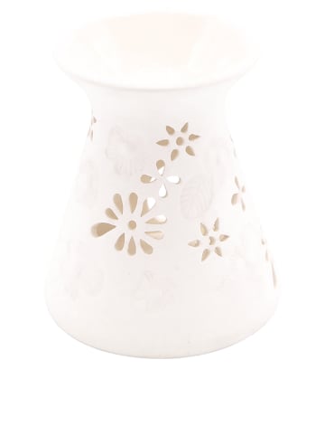 Candle Brothers Kominki zapachowe (2 szt.) "Riet" w kolorze białym - wys. 10,5 x Ø 10 cm