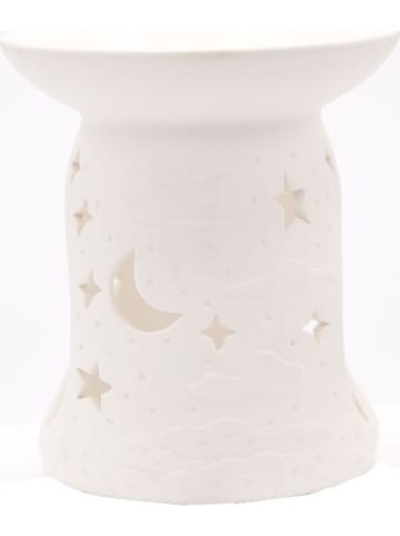 Candle Brothers Duftlampe "Sky" in Weiß  - (H)11,9 x Ø 10,6 cm