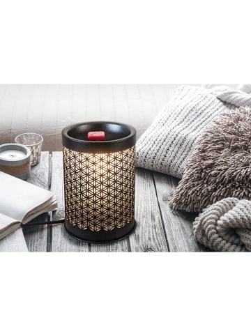 Candle Brothers Elektryczny kominek zapachowy "Porto" w kolorze czarnym - wys. 15 x Ø 11 cm