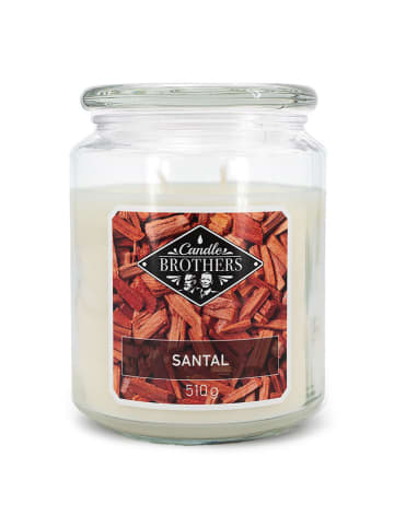 Candle Brothers Duftkerze ''Santal'' in Weiß - 510 g