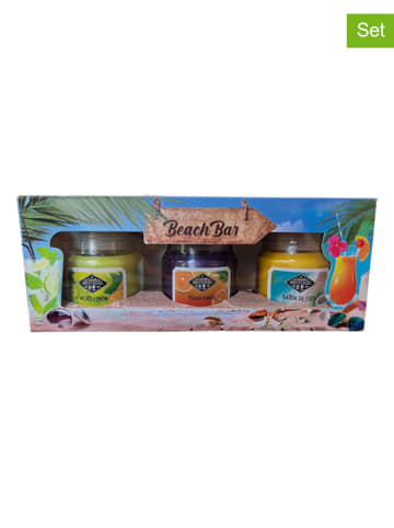 Candle Brothers Świece zapachowe (3 szt.) "Beach Bar" - 3 x 85 g