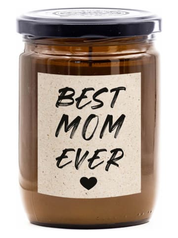 Candle Brothers Duftkerze "Best Mom ever" in Hellbraun - 360 g