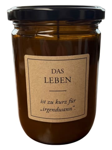 Candle Brothers Duftkerze "Das Leben" in Braun - 360 g