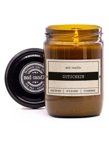 Mad Candle Duftkerze "Gutschein" in Hellbraun - 360g