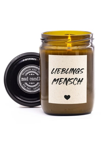 Mad Candle Duftkerze "Lieblingsmensch" in Braun - 360 g