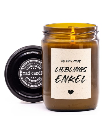 Mad Candle Duftkerze "Lieblingsenkel" in Hellbraun - 360 g