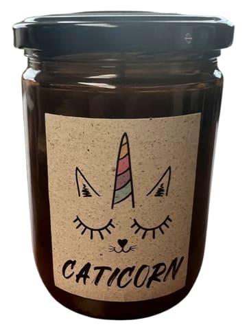 Candle Brothers Duftkerze "Caticorn" in Braun - 360 g