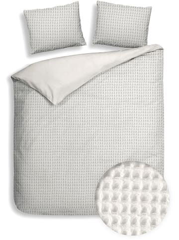 Heckett Lane Perkal-Bettwäsche-Set "Vafala" in Creme