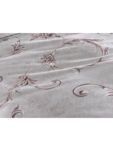 Heckett Lane Flanellen beddengoedset "Rosalie" grijs