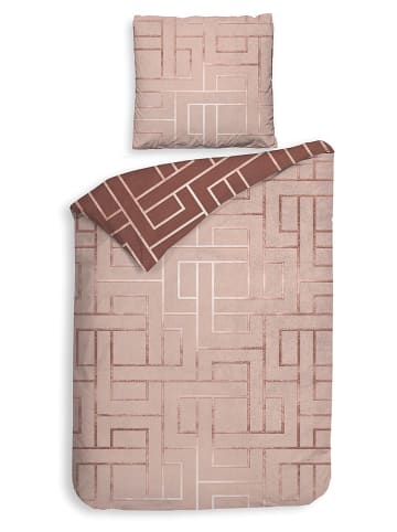 HNL Twill-Bettwäsche-Set "Roja" in Braun