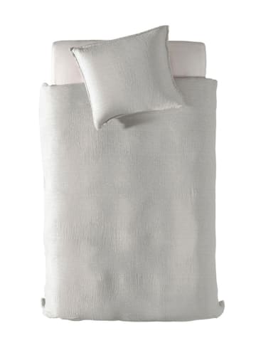 Yellow Renforcé beddengoedset "Garza" grijs