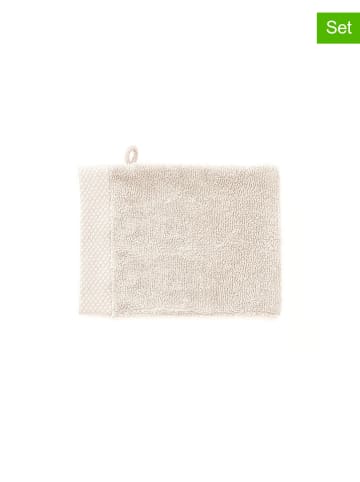 HNL 3-delige set: washandjes "Premium" crème