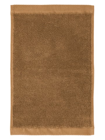 HNL Ręczniki (3 szt.) w kolorze jasnobrązowym dla gości