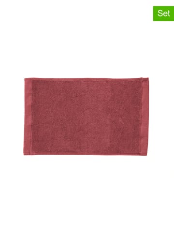 HNL 3-delige set: gastendoeken "Premium" rood