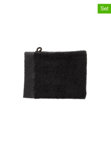 HNL 3er-Set: Waschlappen "Premium" in Schwarz