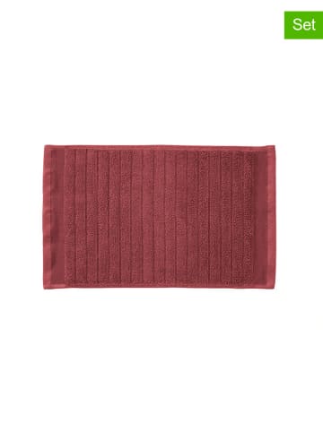 HNL Ręczniki (3 szt.) "Prestige" w kolorze czerwonym dla gości