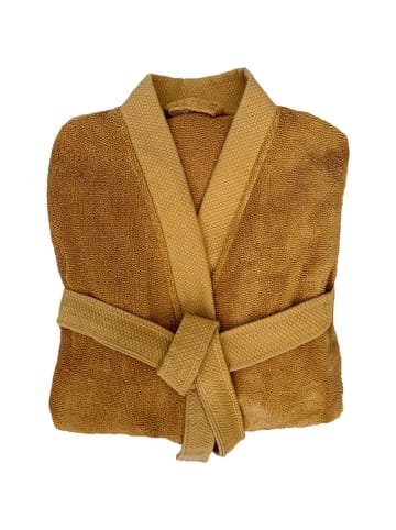 Heckett Lane Badjas "Premium" okergeel