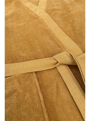 Heckett Lane Bademantel ''Premium'' in Ocker