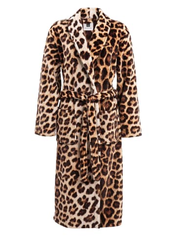 Zo!Home Badjas "Leopard" beige/bruin