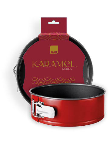 Ibili Tortownica "Karamel" w kolorze czerwonym - Ø 20 cm