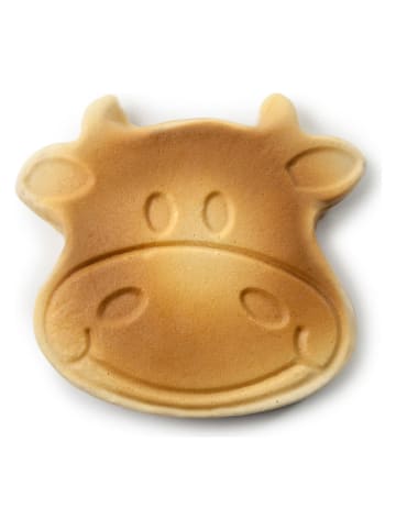 Ibili 2-delige set: braadpannen "Cowshape" zilverkleurig/zwart - (L)15 x (B)16,5 cm