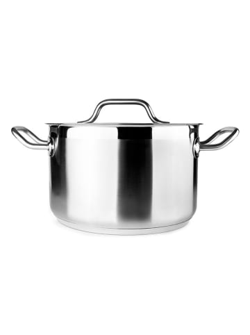 Ibili 2-delige set: roestvrijstalen pan "Ebbe" - Ø 22 cm