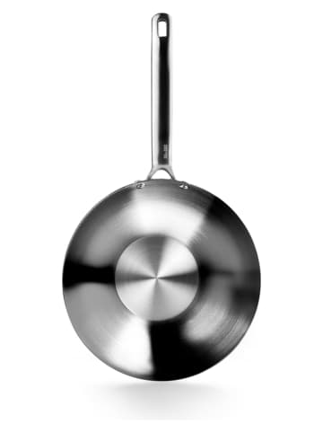 Ibili Wokpfanne ''Element'' in Silber - Ø 28 cm