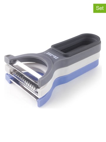 Ibili 2-delige set: schillers grijs/wit/blauw - 2x 3 stuks